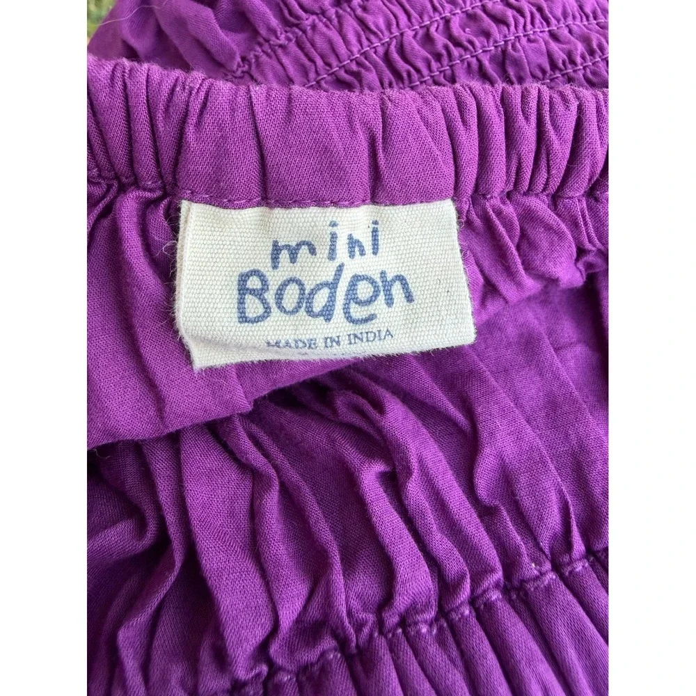 Mini Boden vibrant purple
